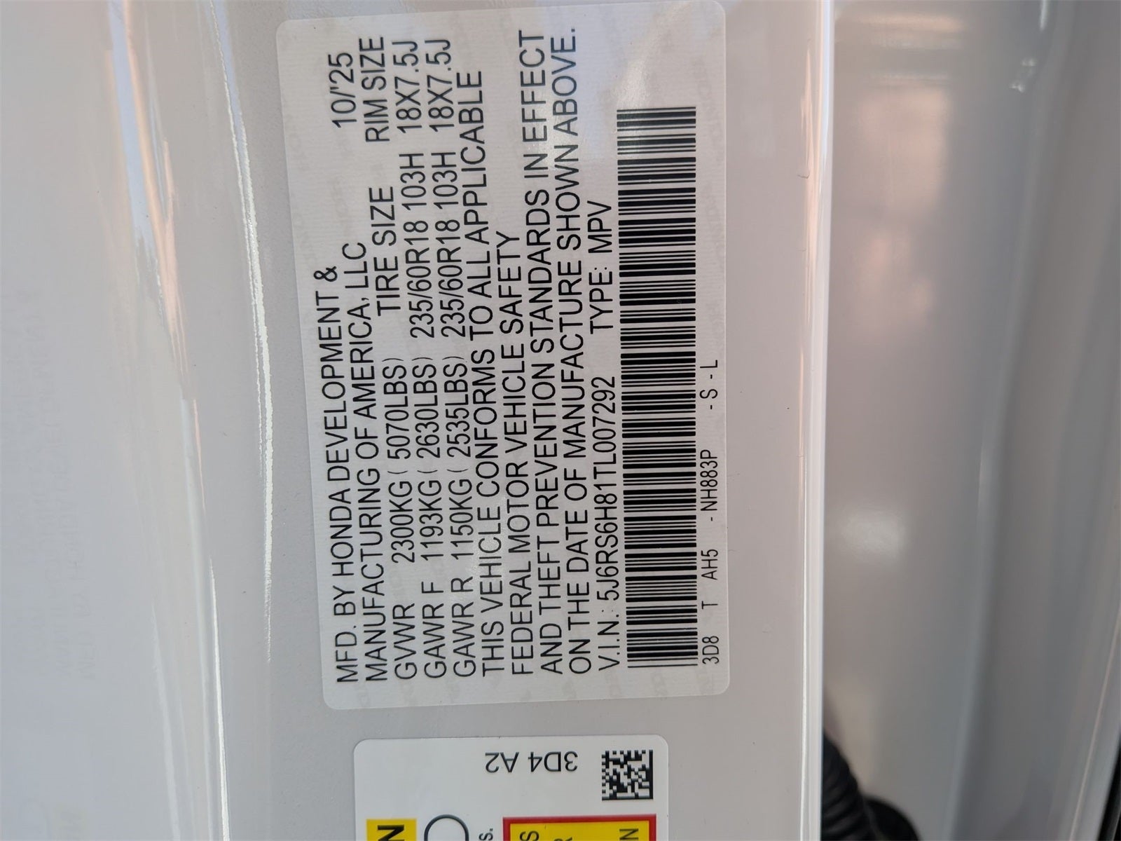 2026 Honda CR-V Hybrid Sport-L