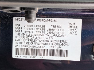 2017 Honda CR-V EX-L