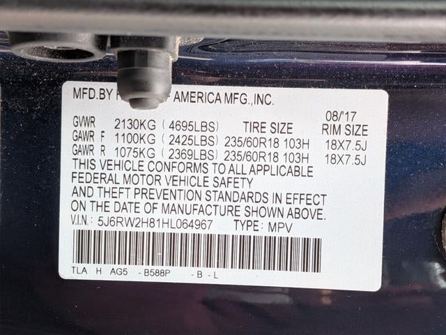 2017 Honda CR-V EX-L