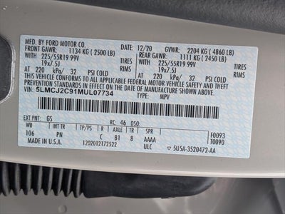 2021 Lincoln Corsair Reserve