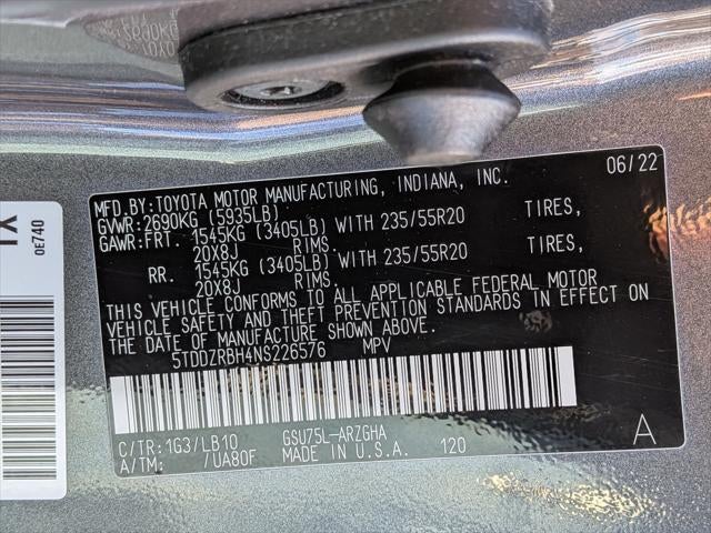 2022 Toyota Highlander Limited