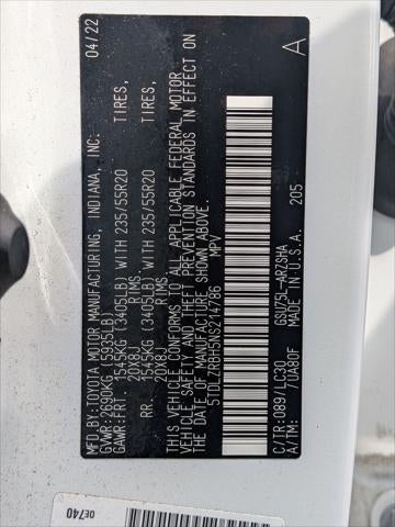 2022 Toyota Highlander XSE