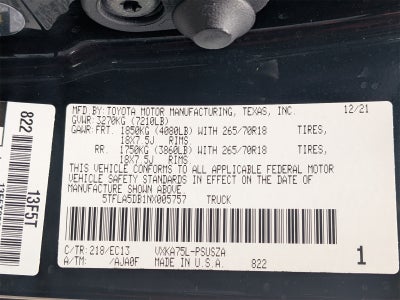 2022 Toyota Tundra SR5