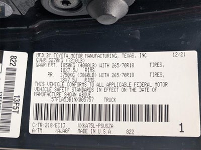 2022 Toyota Tundra SR5