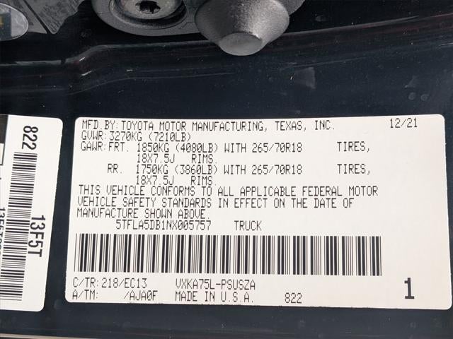 2022 Toyota Tundra SR5