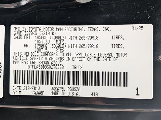 2025 Toyota Tundra SR5