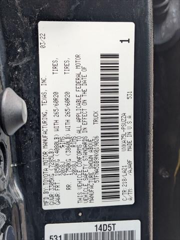 2022 Toyota Tundra Platinum