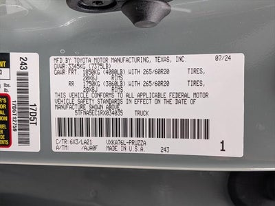 2024 Toyota Tundra Platinum