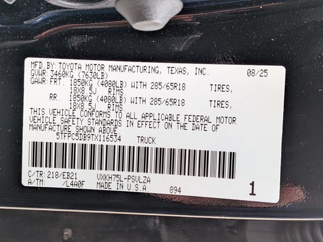 2026 Toyota Tundra Hybrid TRD Pro