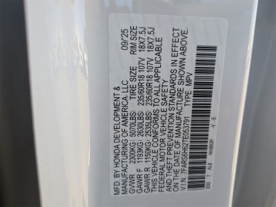 2026 Honda CR-V Hybrid TRAILSPORT