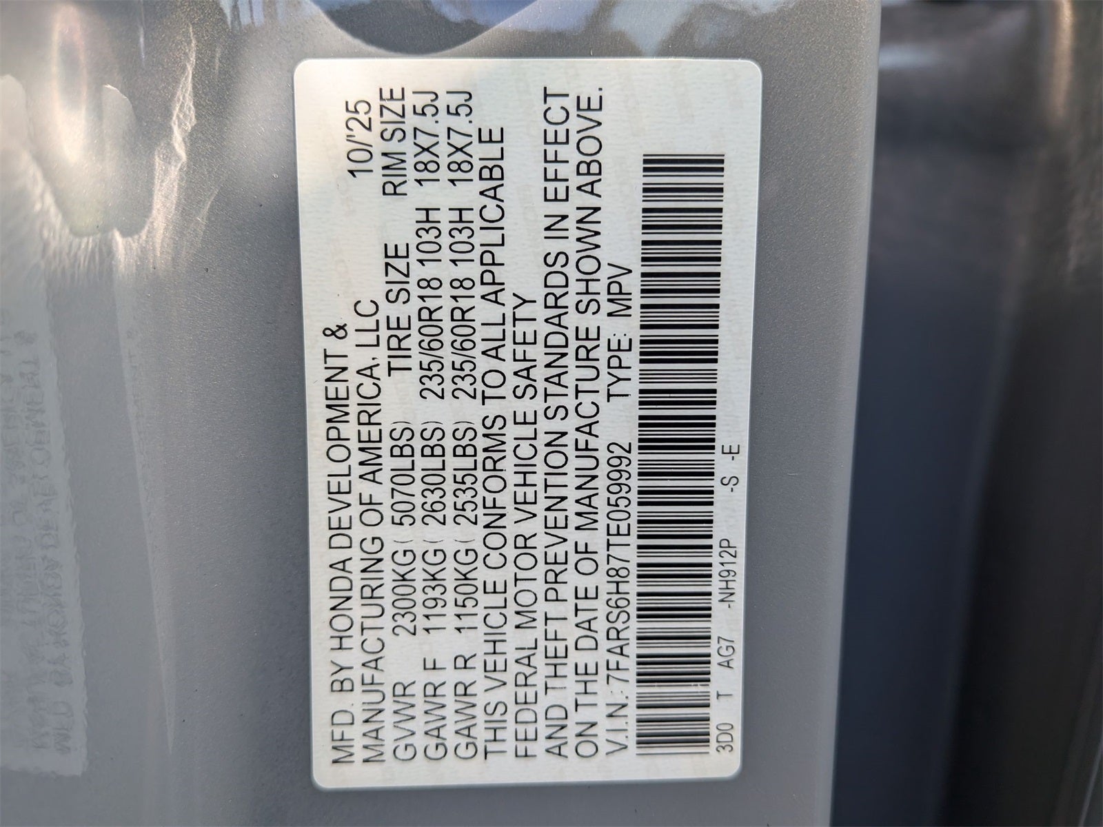 2026 Honda CR-V Hybrid Sport-L