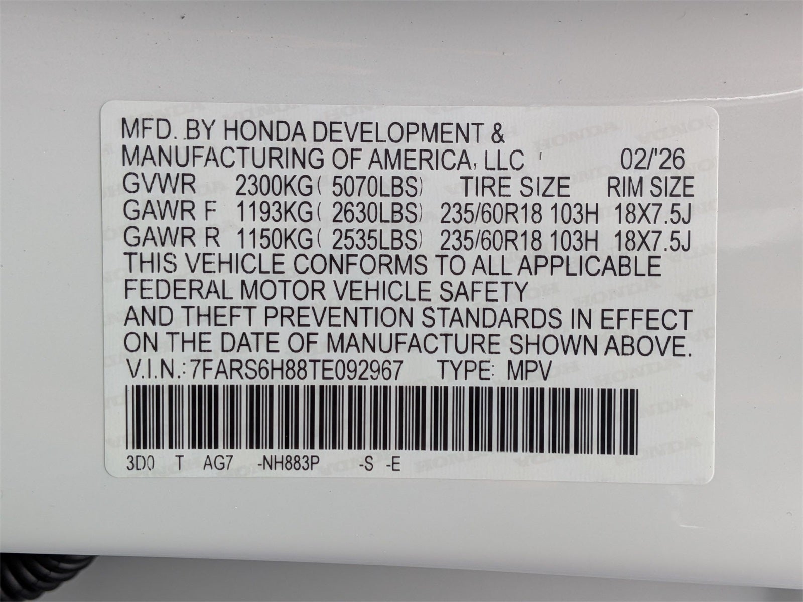 2026 Honda CR-V Hybrid Sport-L