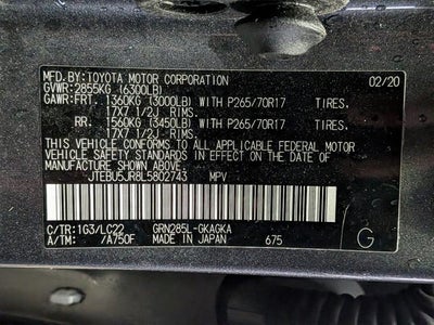 2020 Toyota 4Runner TRD Off-Road Premium