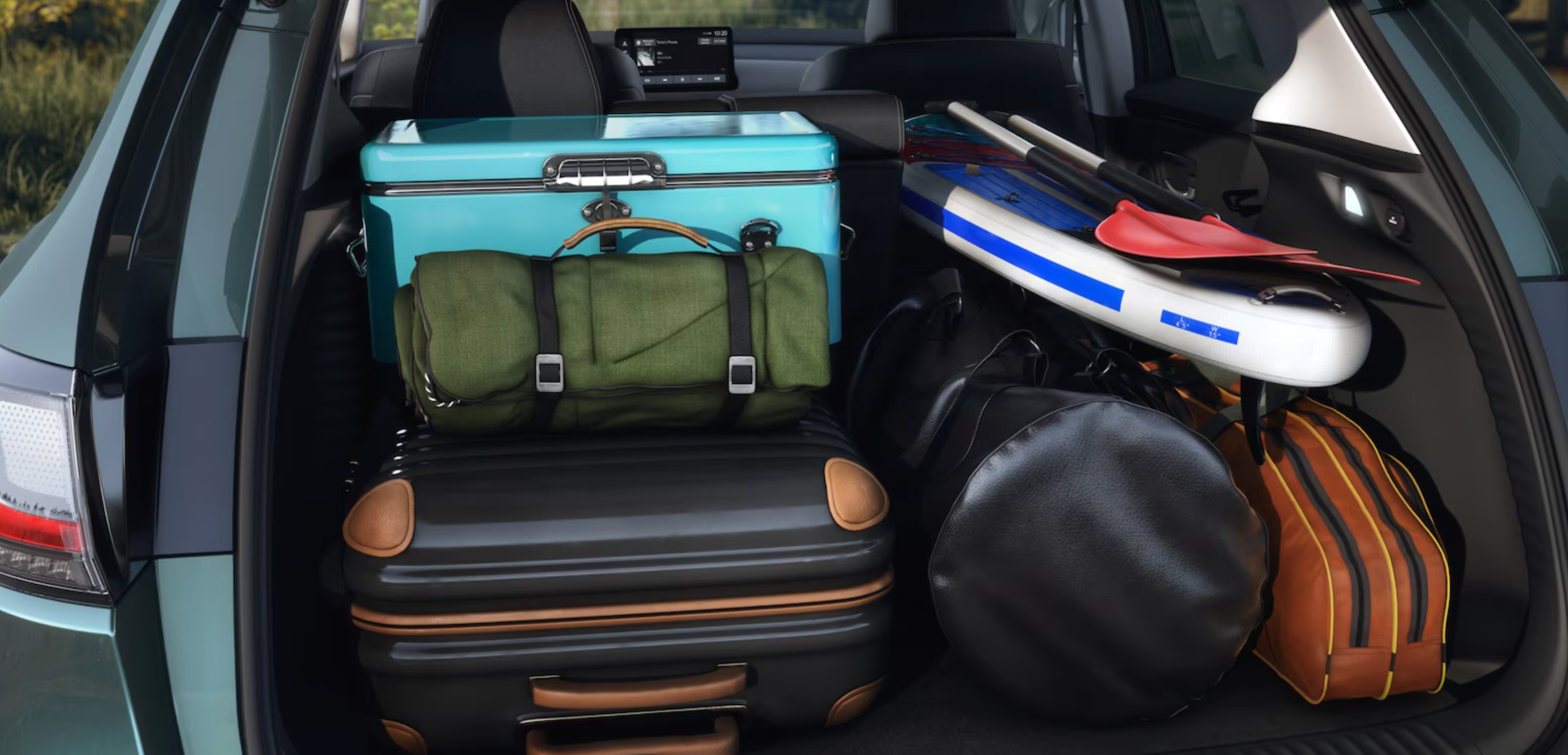 Rear of 2026 Honda HR-V Packed with Luggage