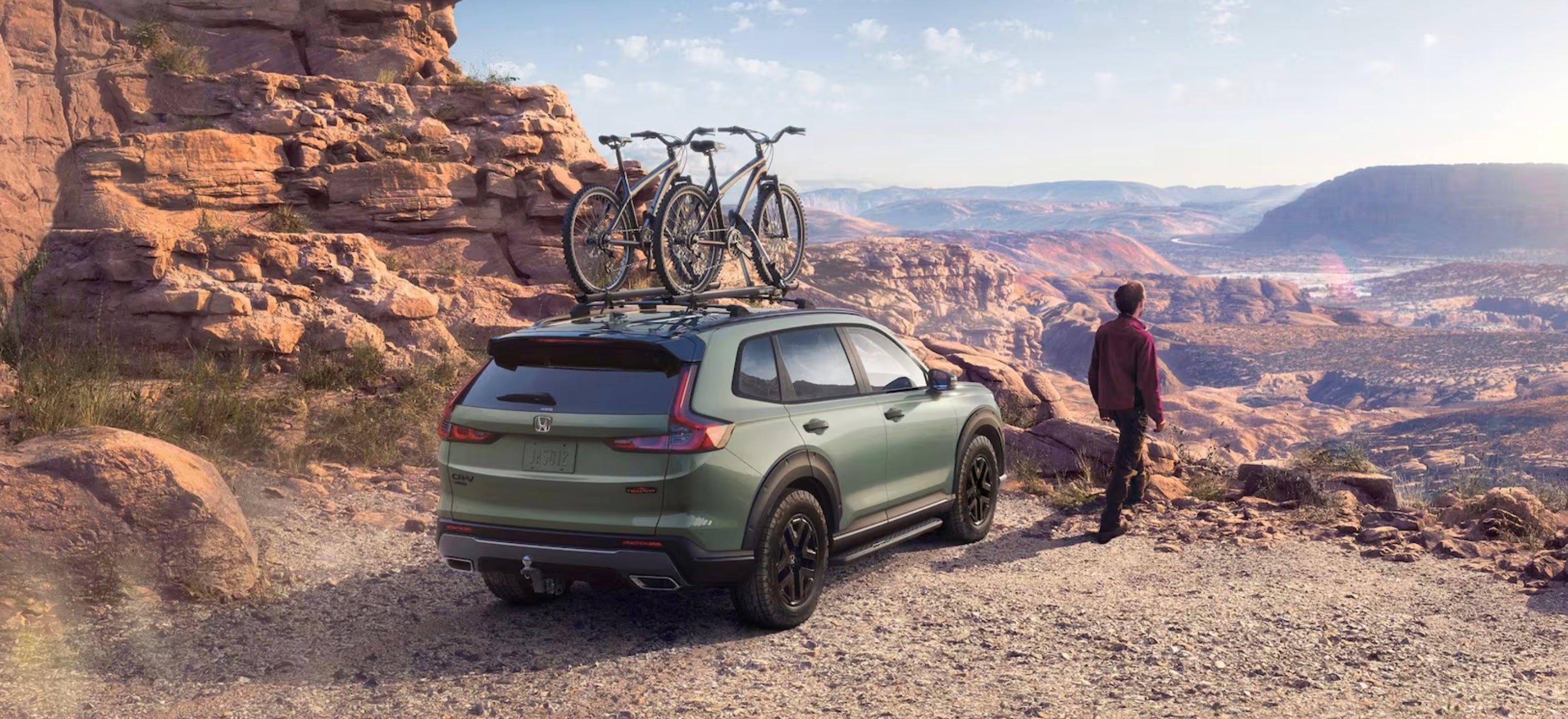 Green 2026 Honda CR-V TrailSport Hybrid for sale near Newark, OH