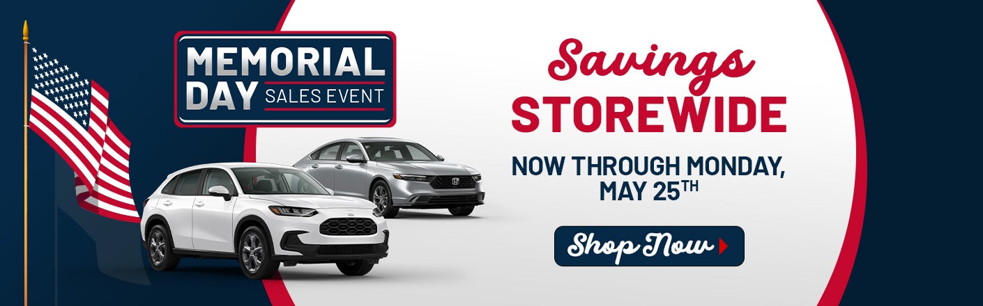 Memorial Day sales event in Zanesville, OH