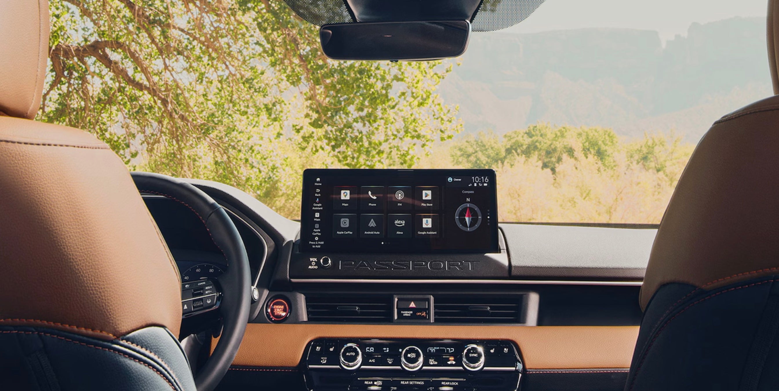 Interior of new 2026 Honda Passport for sale near Cambridge, OH