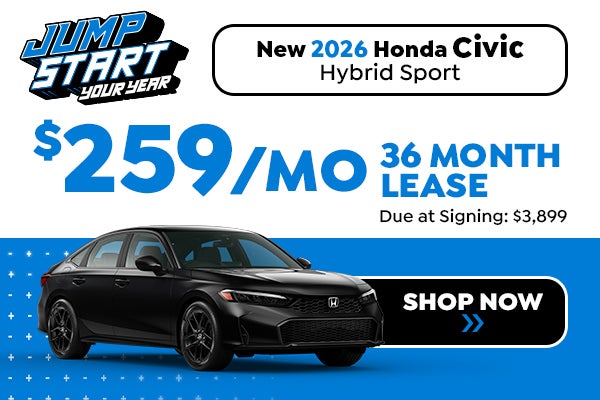 New 2026 Honda Civic Hybrid Sport