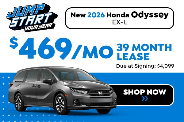 New 2026 Honda Odyssey EX-L