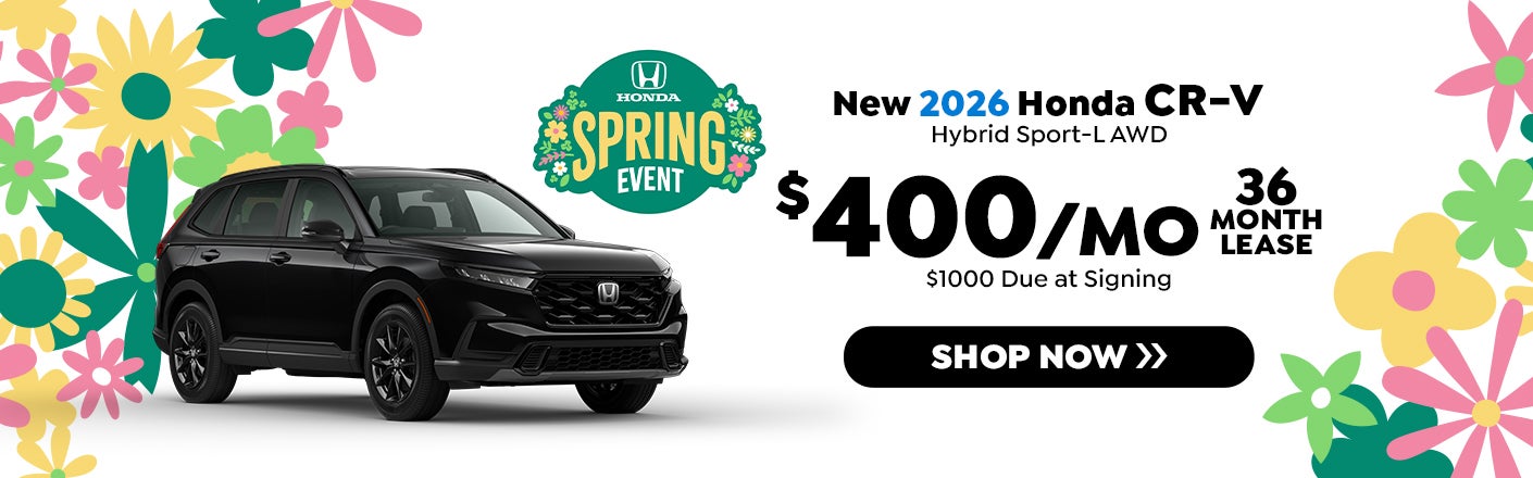 New 2026 CR-V Hybrid Sport-L AWD Offers in Zanesville, OH