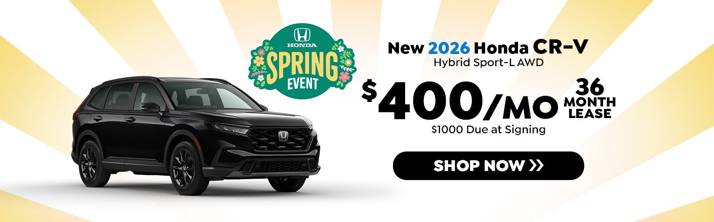 New 2026 CR-V Hybrid Sport-L AWD Offers in Zanesville, OH