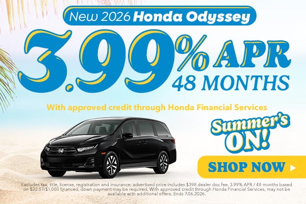 New 2026 Honda Odyssey