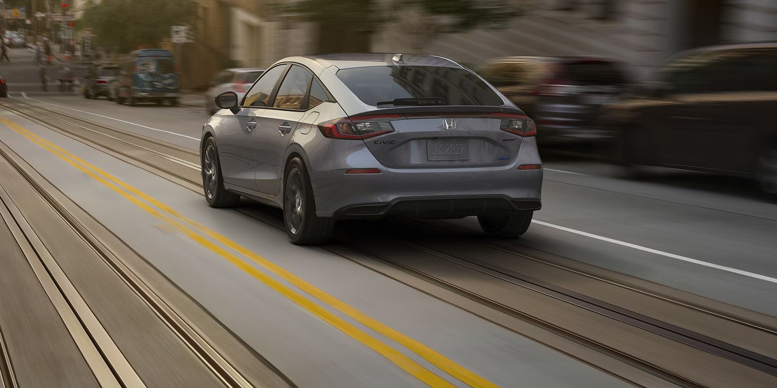Gray 2026 Honda Civic Hatchback near Newark